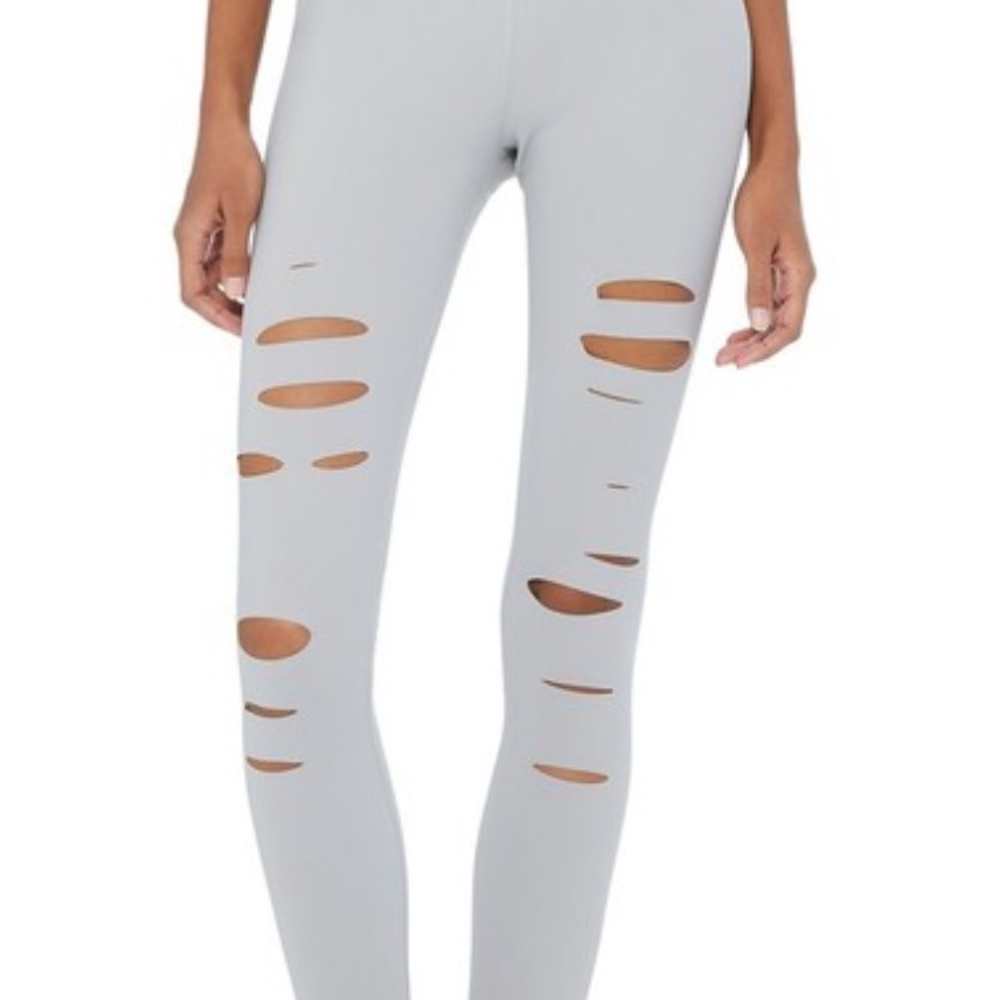 Alo High Waisted Ripped Warrior Legging